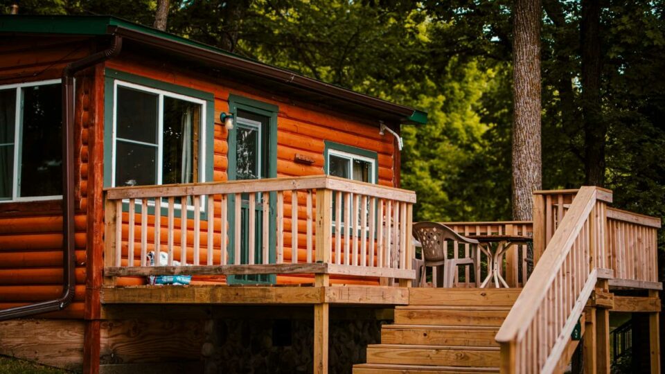 A cabin rental at a Family Resort in Minnesota.